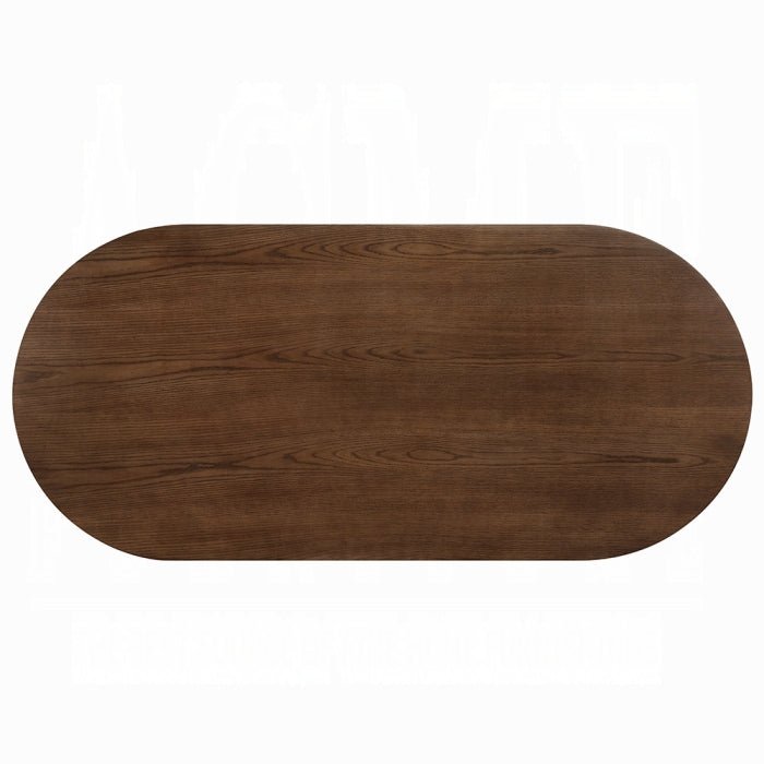 Gamarya Oval Oak Dining Table – Elegant Pedestal Design