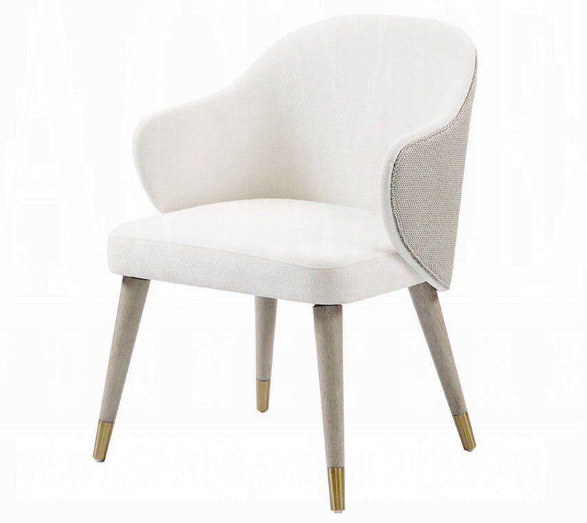 Charity Set of 2 Side Chair in Gray Oak Finish