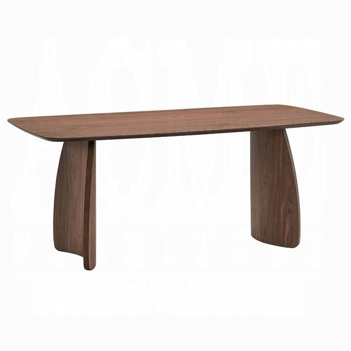 Hadasa Rectangular Walnut Dining Table