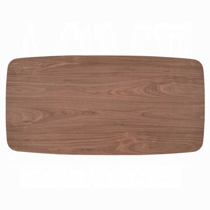 Hadasa Rectangular Walnut Dining Table