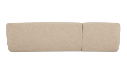 Faye Sectional in Boucle Beige