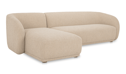 Faye Sectional in Boucle Beige