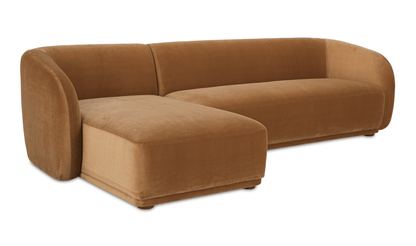 Faye Sectional in Caramel