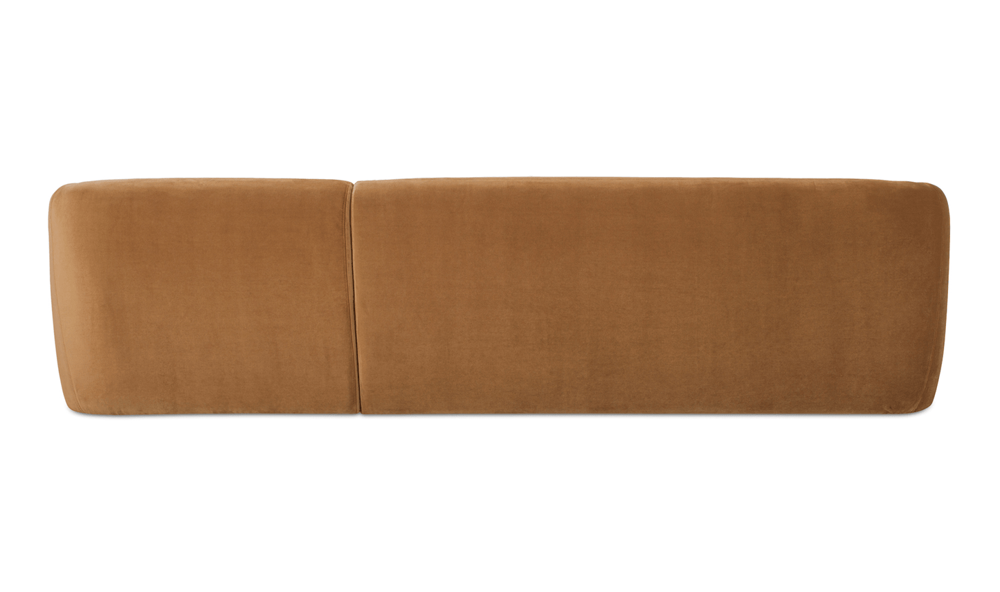 Faye Sectional in Caramel