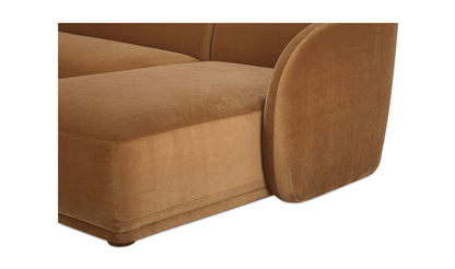 Faye Sectional in Caramel