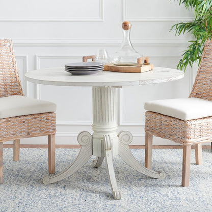 Forest Drop Leaf Dining Table in Antique White