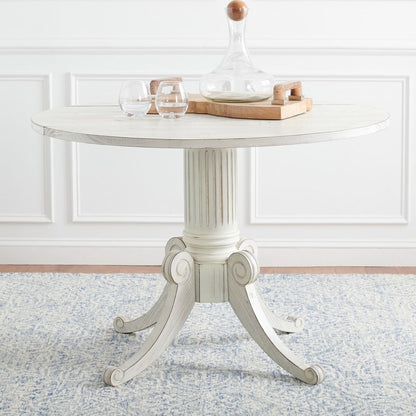 Forest Drop Leaf Dining Table in Antique White