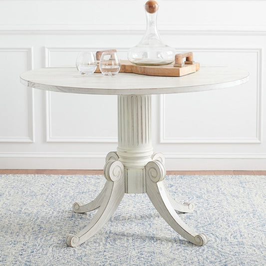 Forest Drop Leaf Dining Table in Antique White
