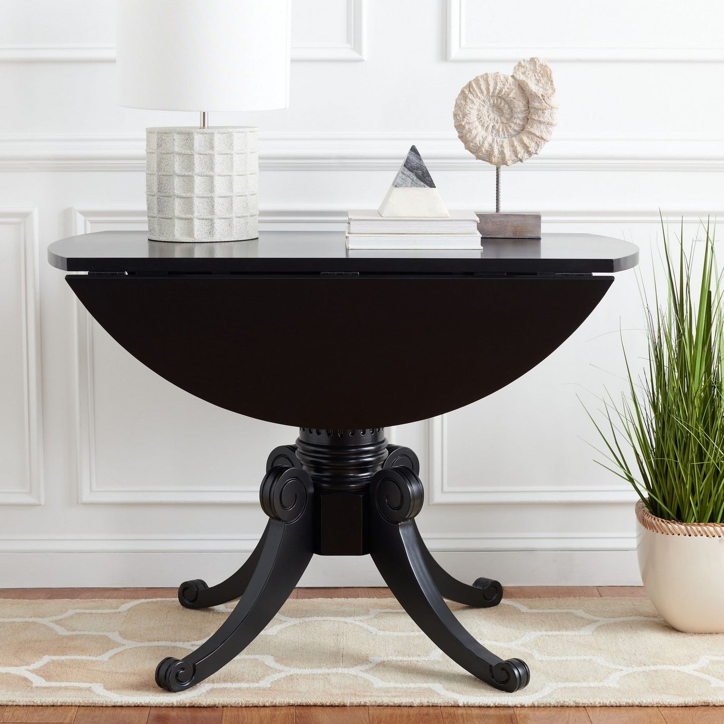 Forest Drop Leaf Dining Table in Black