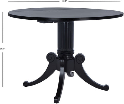 Forest Drop Leaf Dining Table in Black