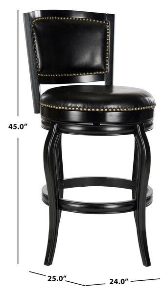 Pasquale Bar Stool in Black