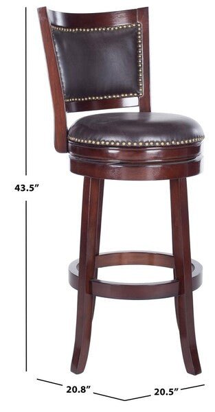 Lazzaro Bar Stool inSierra Brown