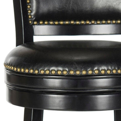 Lazzaro Bar Stool in Black