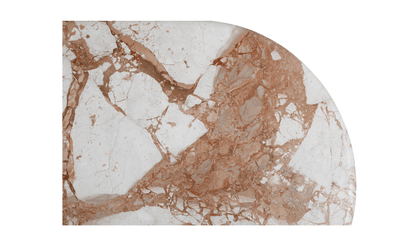 Sartoria Breccia Marble Dining Table – Jute-Wrapped Base