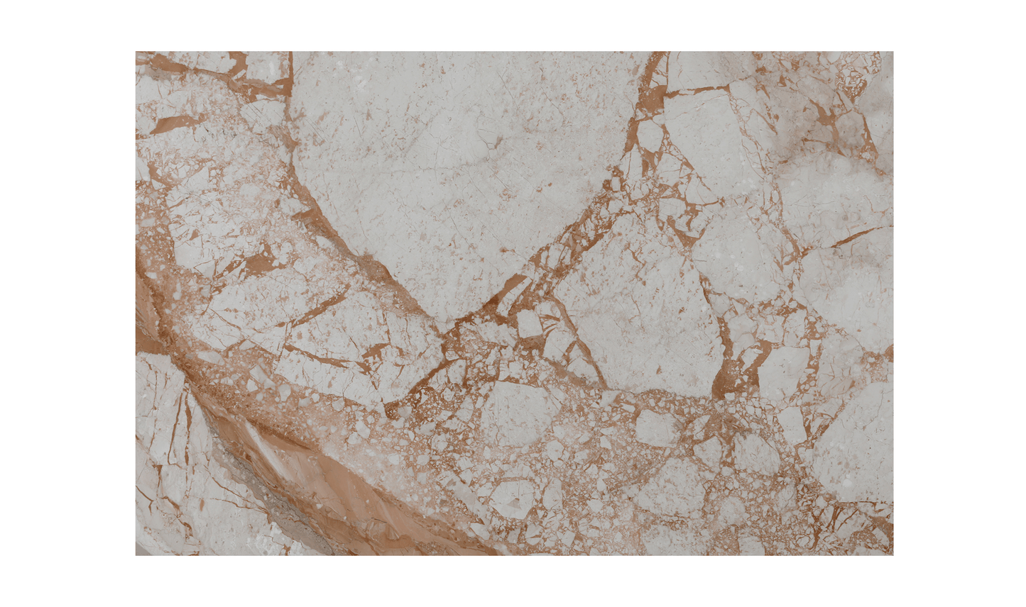 Sartoria Breccia Marble Dining Table – Jute-Wrapped Base