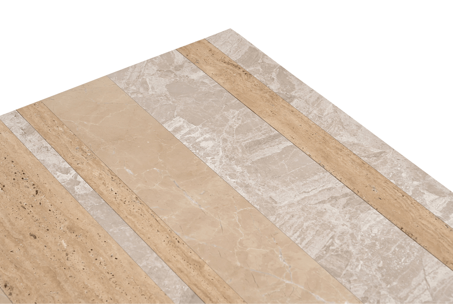 Rosa Italian Mixed Marble Table