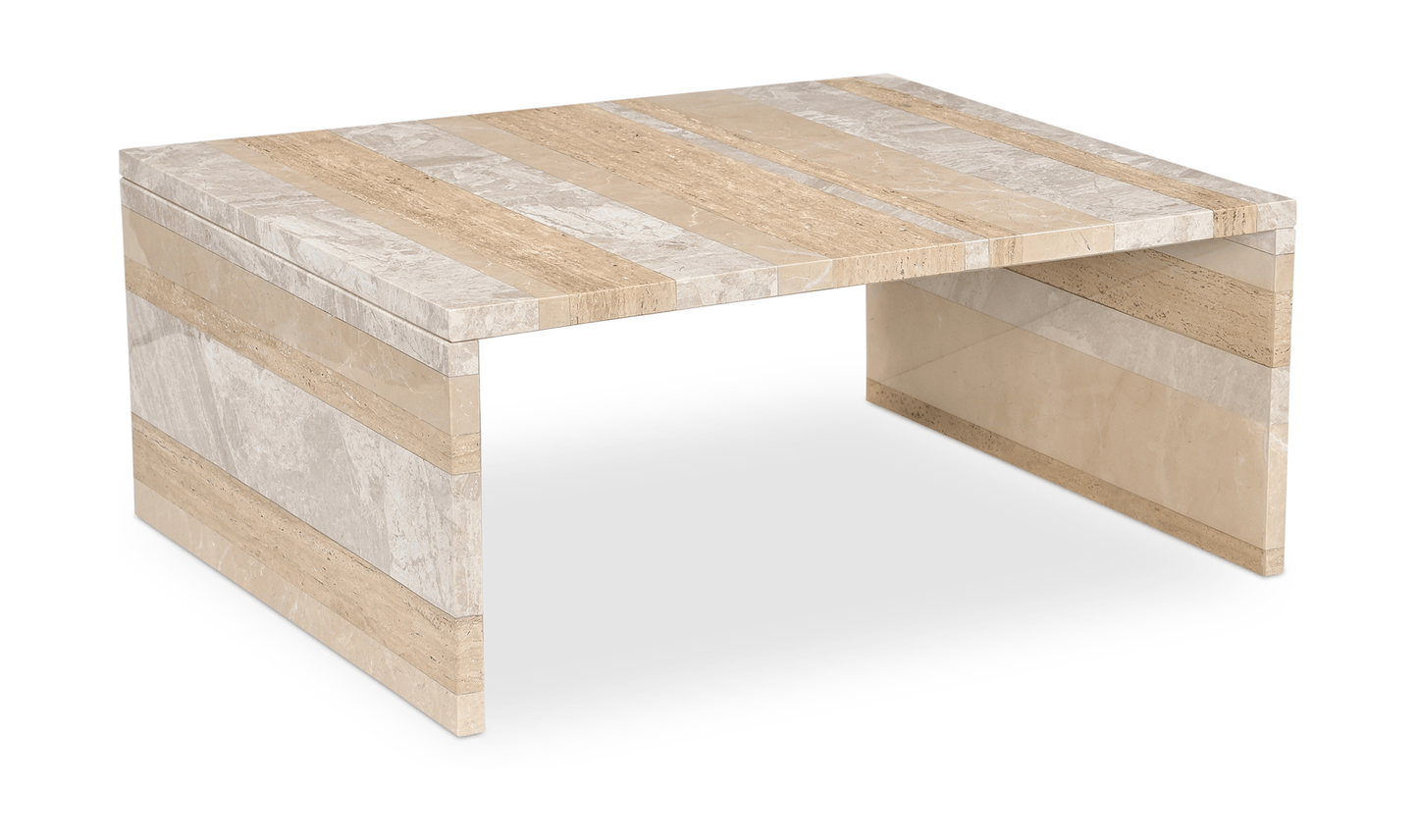 Rosa Italian Mixed Marble Table