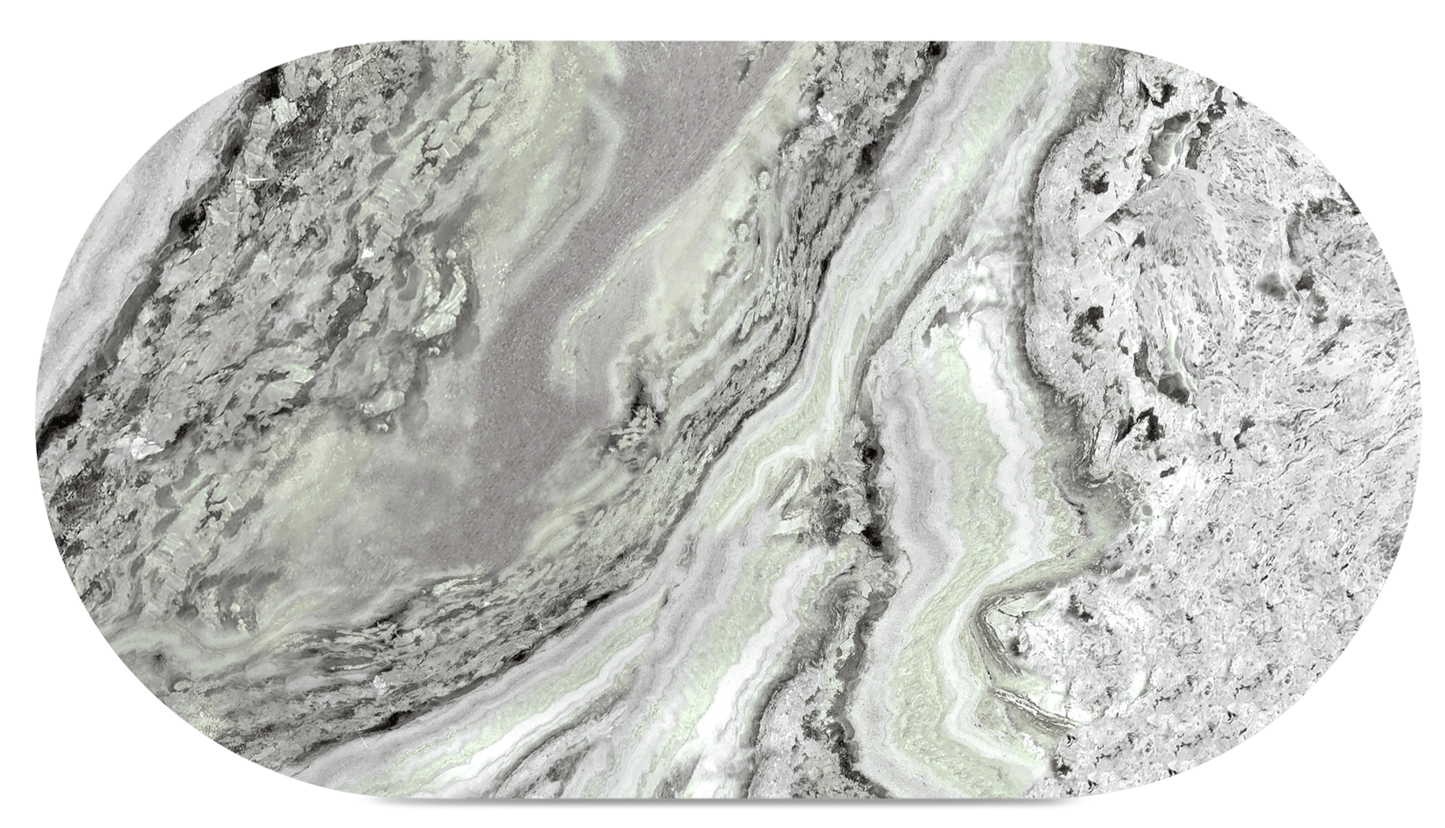 Celia Oval Dining Table in Elegant Green Onyx Marble