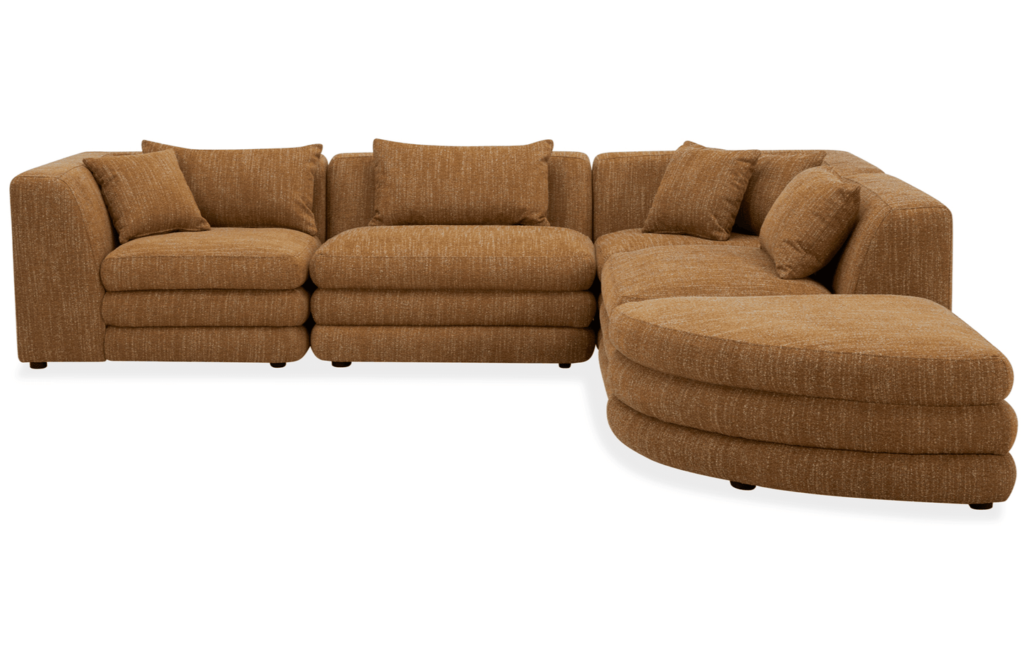 Lowtide Alcove Sectional in Amber Glow – Modular Sofa
