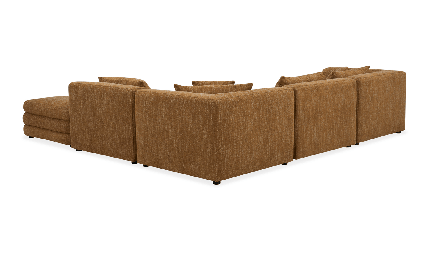 Lowtide Alcove Sectional in Amber Glow – Modular Sofa