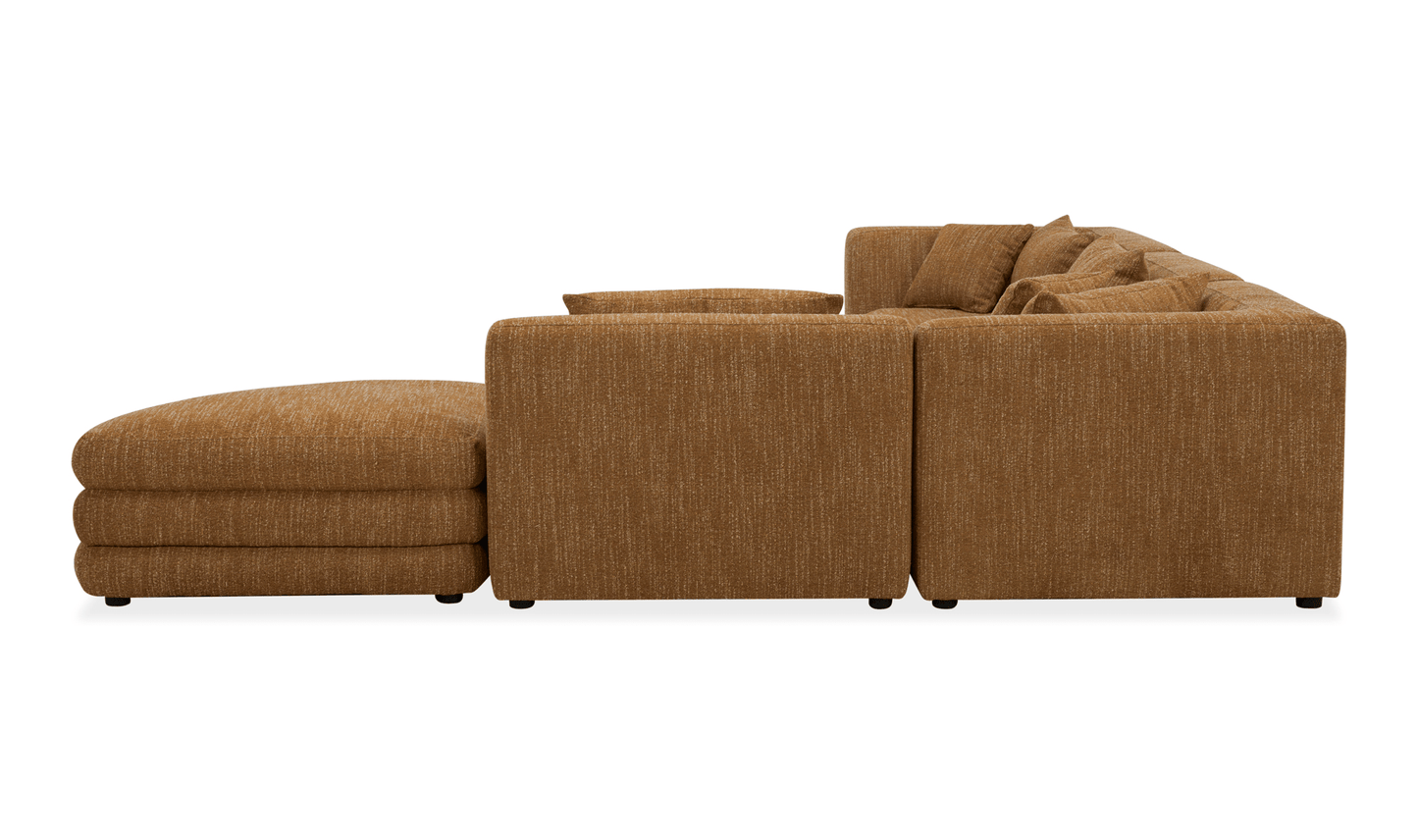 Lowtide Alcove Sectional in Amber Glow – Modular Sofa