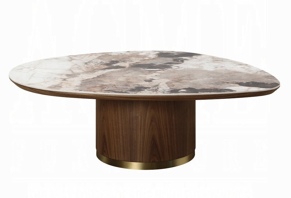 Willene Coffee Table with Ceramic Top