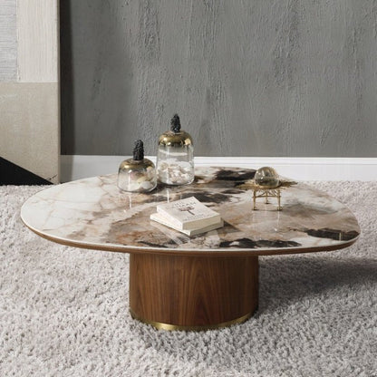 Willene Coffee Table with Ceramic Top