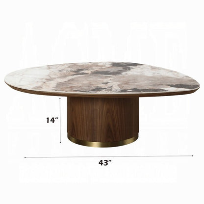 Willene Coffee Table with Ceramic Top
