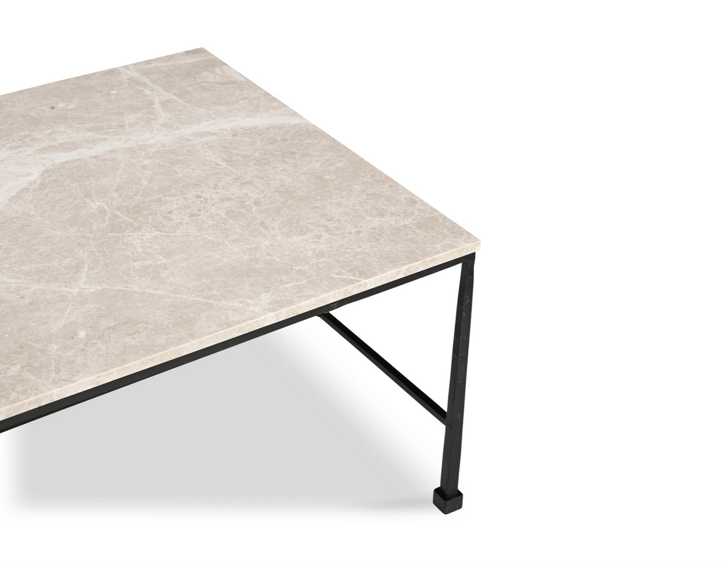 River Coffee Table with Botticino Marble