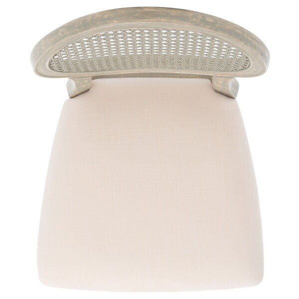 Karlee Rustic Grey Rattan Back Bar Stool Set of 2 – 43.5H