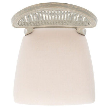 Karlee Rustic Grey Rattan Back Bar Stool Set of 2 – 43.5H