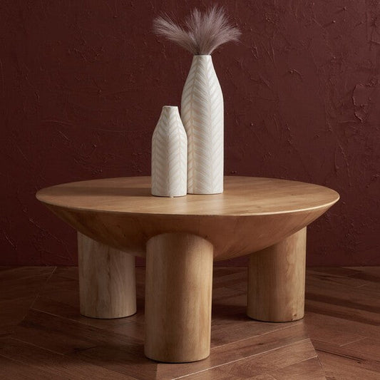 Calhoun Round Wood Coffee Table