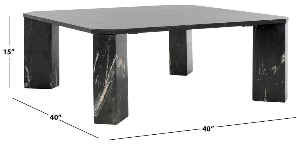 Daysi Square Marble Coffee Table