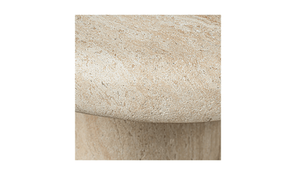 Warby Outdoor Dining Table – Faux Travertine Concrete