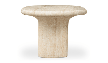 Warby Outdoor Dining Table – Faux Travertine Concrete