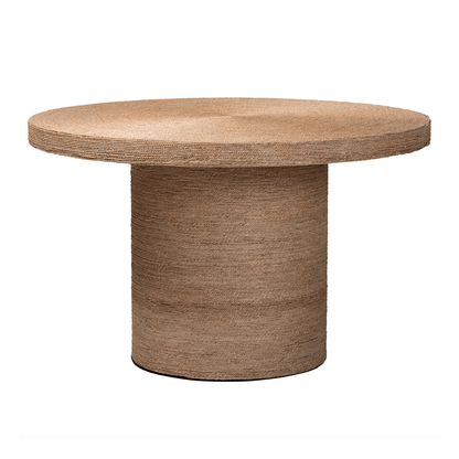 Bistra Seagrass Round Dining Table – Bohemian Style