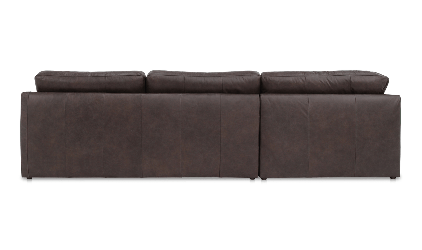 Thurlow 5 Seat Corner Modular Leather Sectional Sofa